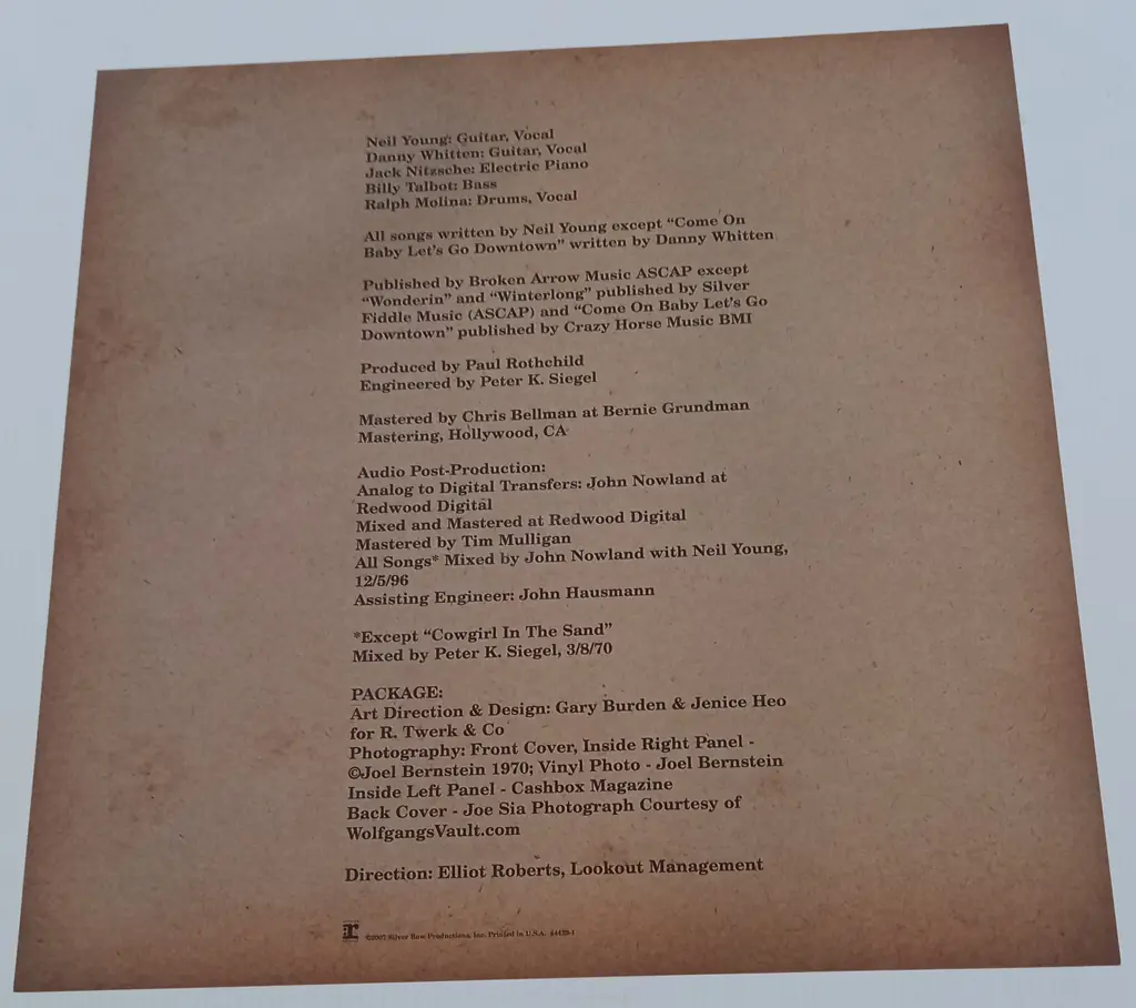 Neil Young & Crazy Horse, Live At The Fillmore East March 6 & 7, 1970 Image 1++